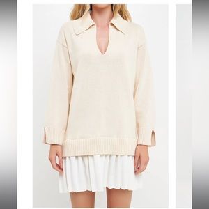 English Factory knit dress